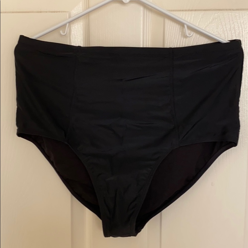 OLD NAVY High Waisted SWIM bottom. XL BLACK